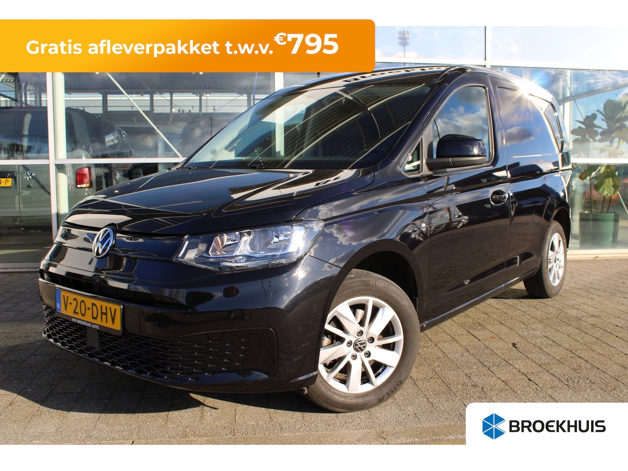 Volkswagen Caddy Cargo - | Style | 123 PK | DSG Automaat | Trekhaak | Cruise Control | Navi by App | Airco | PDC ac - AutoWereld.nl