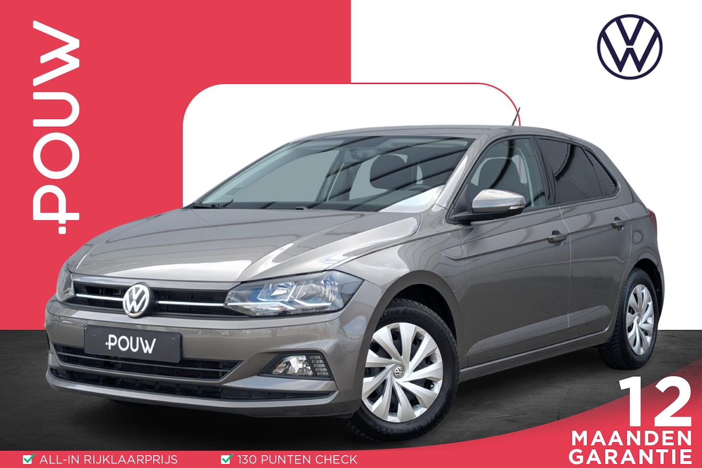 Volkswagen Polo - 1.0 TSI 95pk Comfortline | Navigatie | Adaptive Cruise | App Connect - AutoWereld.nl