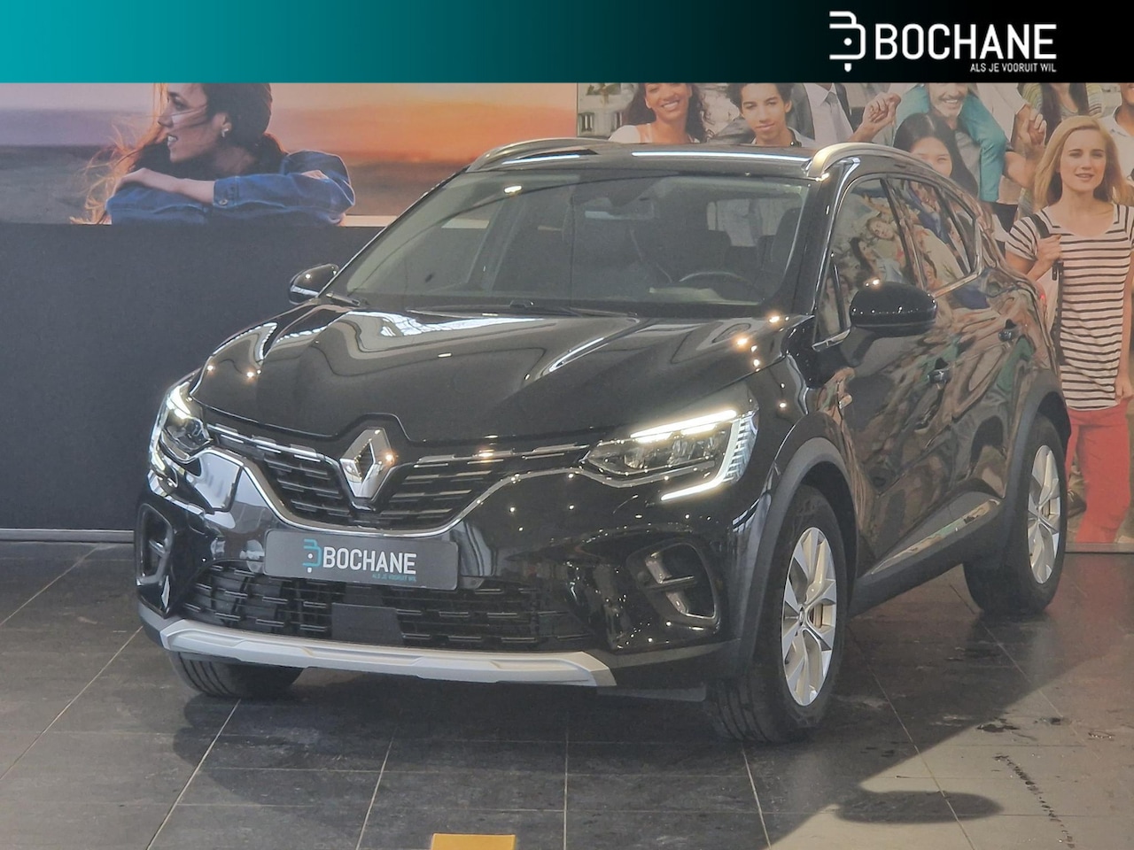 Renault Captur - 1.6 E-Tech Hybrid 145 Intens AUTOMAAT | NAVIGATIE | ACHTERUITRIJCAMERA | PARKEERSENSOREN V - AutoWereld.nl