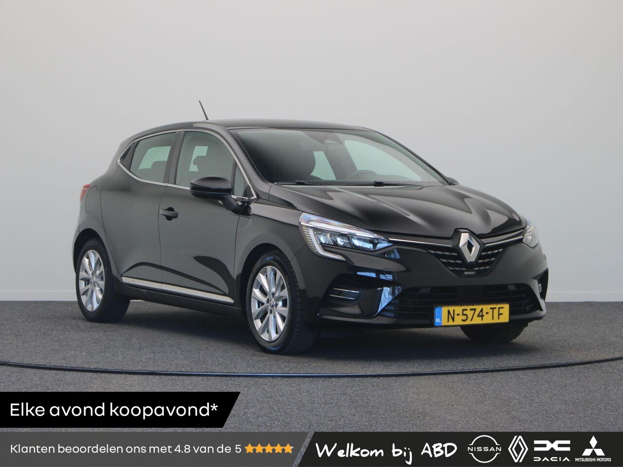 Renault Clio - 90pk TCe Intens | Sleutelkaart | Climate Control | Navigatie | Parkeersensoren | Lichtmeta - AutoWereld.nl