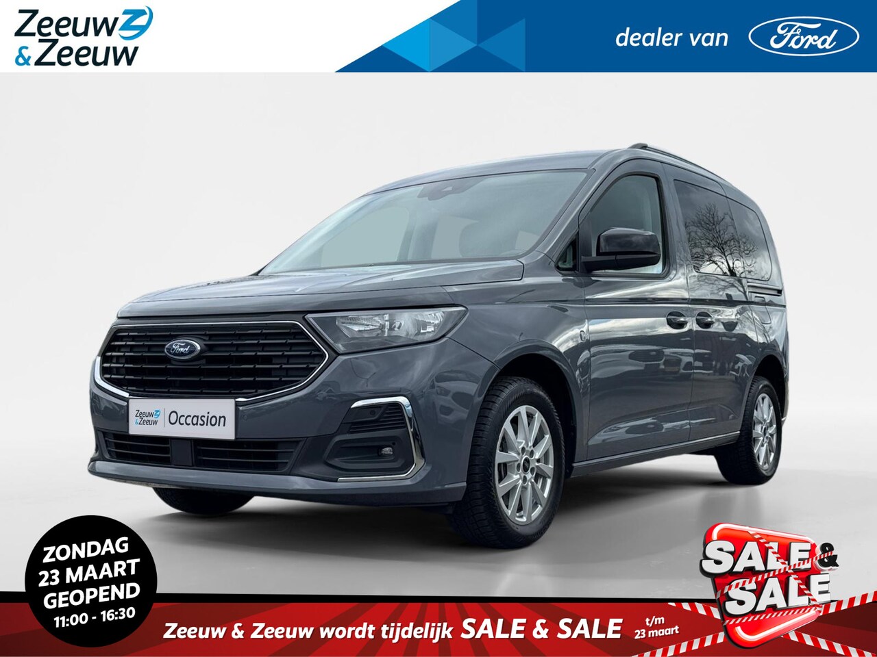 Ford Tourneo Connect - Titanium 1.5 EcoBoost 115 pk | LM velgen | Camera achter | Navigatie | Adaptive Cruise Con - AutoWereld.nl