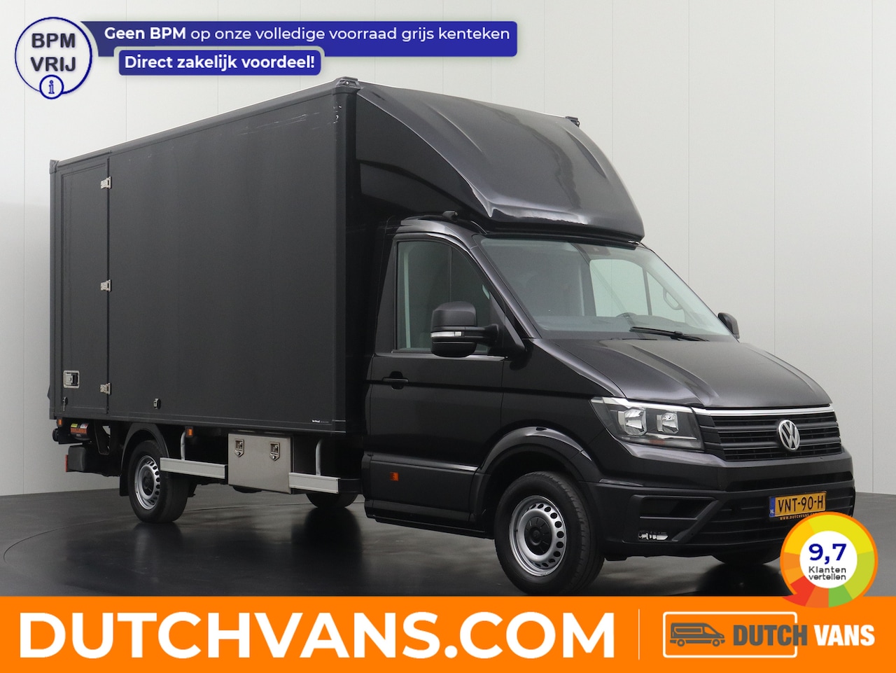 Volkswagen Crafter - 2.0TDI 177PK Bakwagen+Laadklep | Navigatie | Camera | 3-Persoons | Airco - AutoWereld.nl