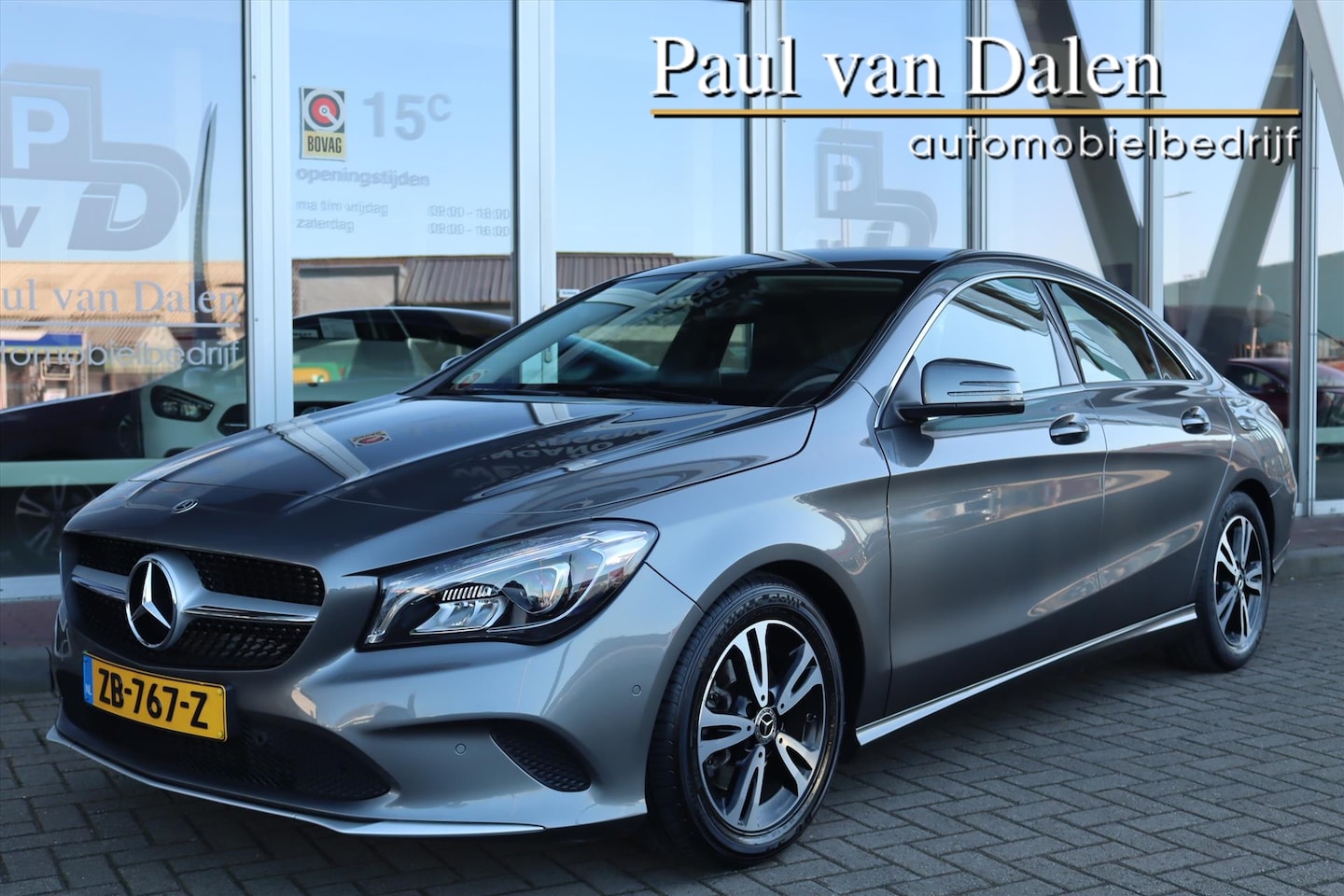 Mercedes-Benz CLA-Klasse - CLA180 AUTOMAAT AMBITION Navi | NL Auto | Camera | Leer | Led | Pdc v+a | Cruise | Lm Velg - AutoWereld.nl