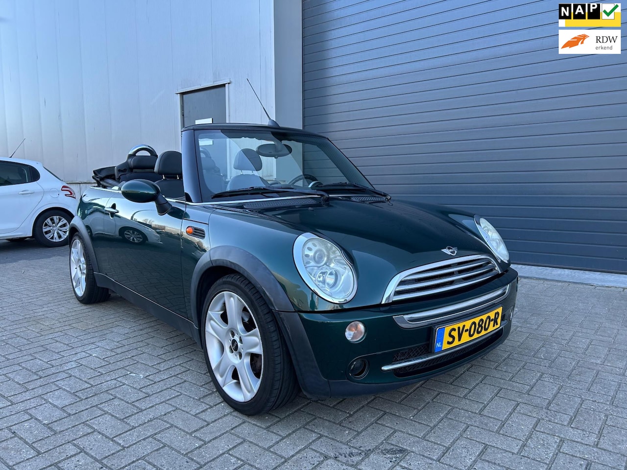 MINI Cabrio - Mini 1.6i Cooper LEDER XENON PDC 2006 - AutoWereld.nl