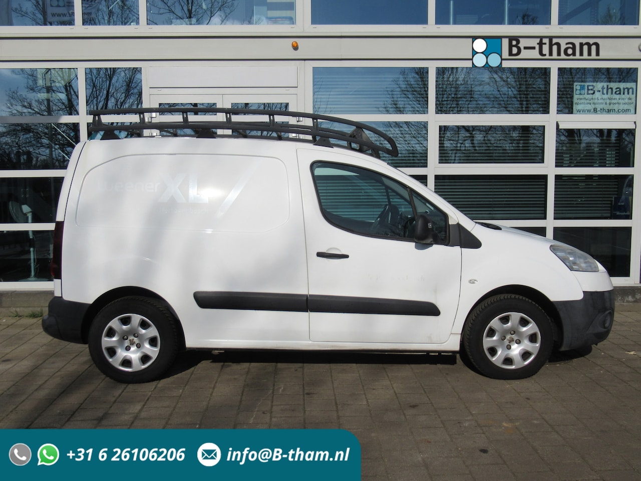 Peugeot Partner - 120 1.6 HDI L1XR Pr+ AIRCO Imperiaal Trekhaak - AutoWereld.nl