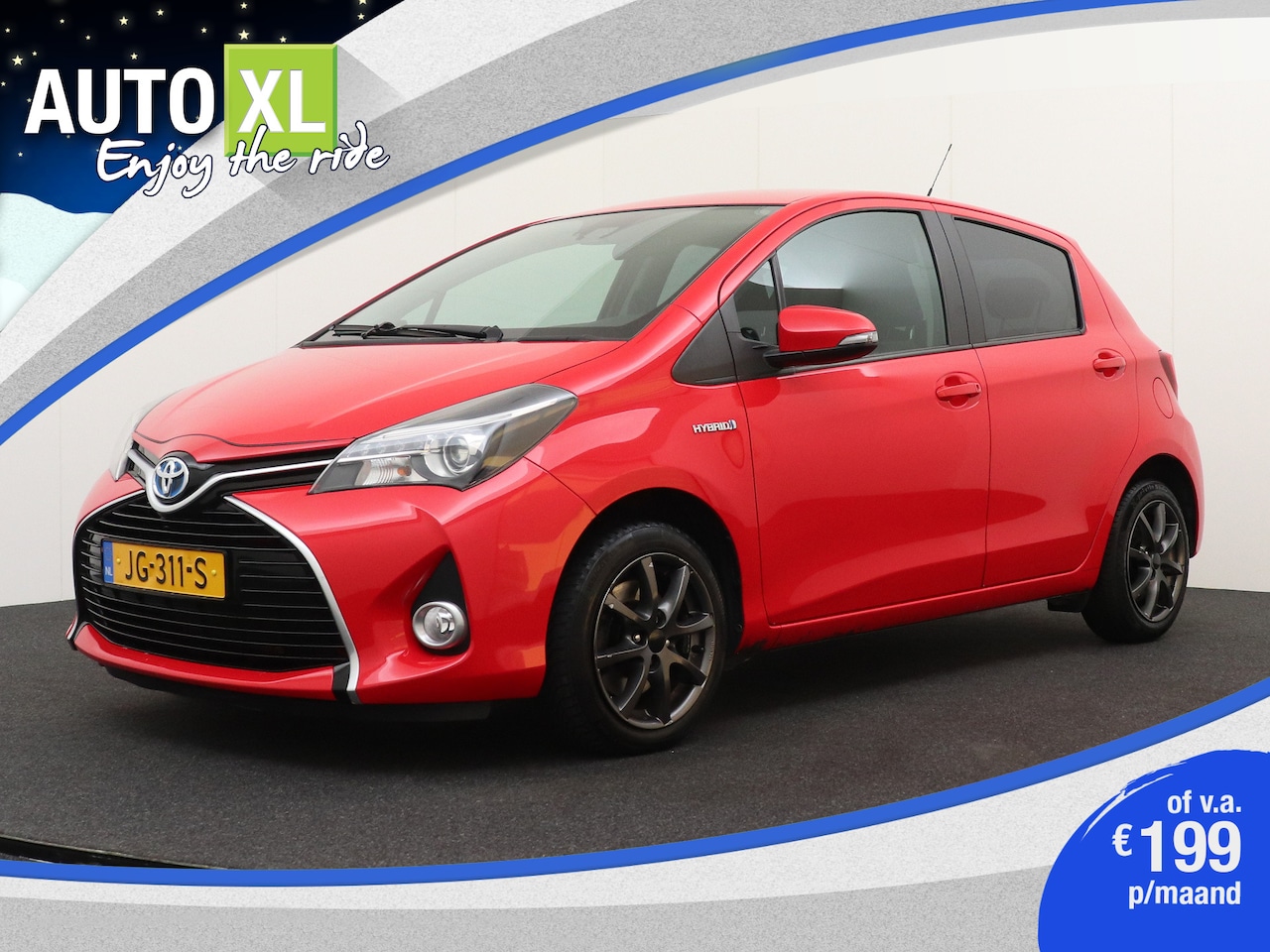 Toyota Yaris - 1.5 Hybrid Aut. Sport Camera Climate Cruise LMV 15' LED - AutoWereld.nl