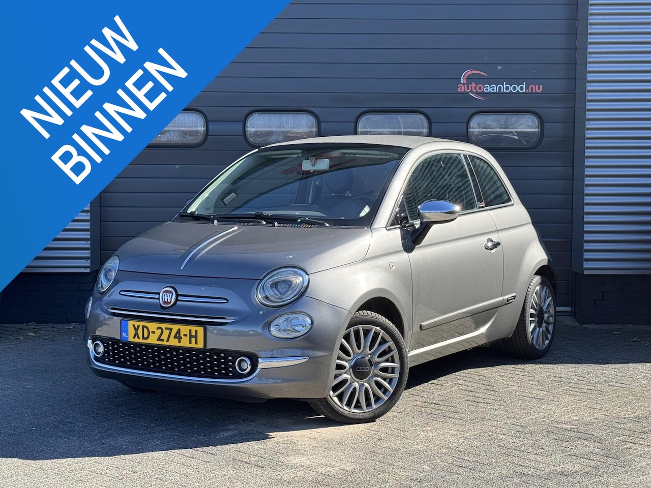 Fiat 500 C - 1.2 Lounge | Navigatie | Lederen Bekleding | Parkeersensoren | Airco | Lichtmetalen Velgen - AutoWereld.nl