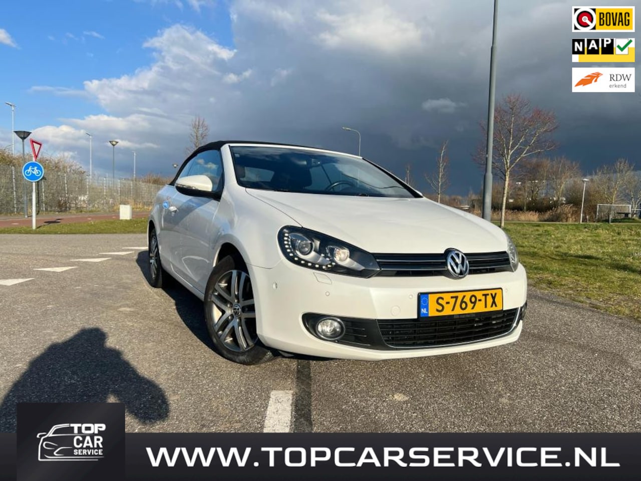 Volkswagen Golf Cabriolet - 1.4 TSI Auto,Xenon,Park asis,Full optie!! - AutoWereld.nl