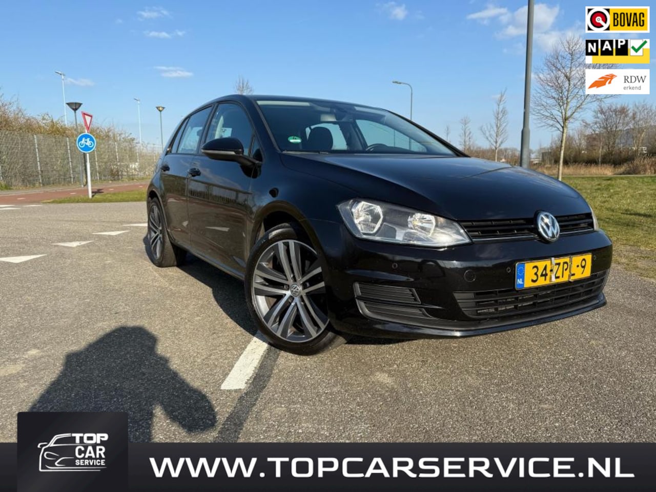 Volkswagen Golf - 1.4 TSI Automaat ,Cruise Controle ,Climate ,Park Asist - AutoWereld.nl