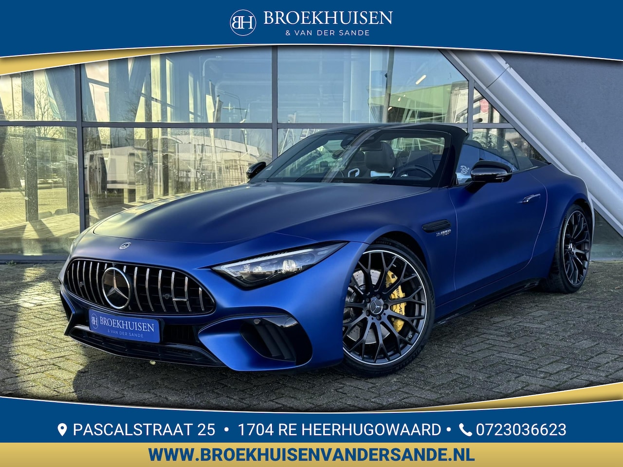 Mercedes-Benz SL-klasse Roadster - AMG 63 4MATIC+ 585pk AMG NightPakket Hu Display / 360 Camera - AutoWereld.nl