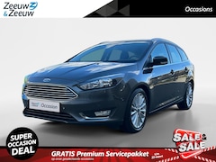 Ford Focus Wagon - 1.0 Titanium | Dealer onderhouden | Navigatie | Cruise control | Parkeersensoren V+A | 17"