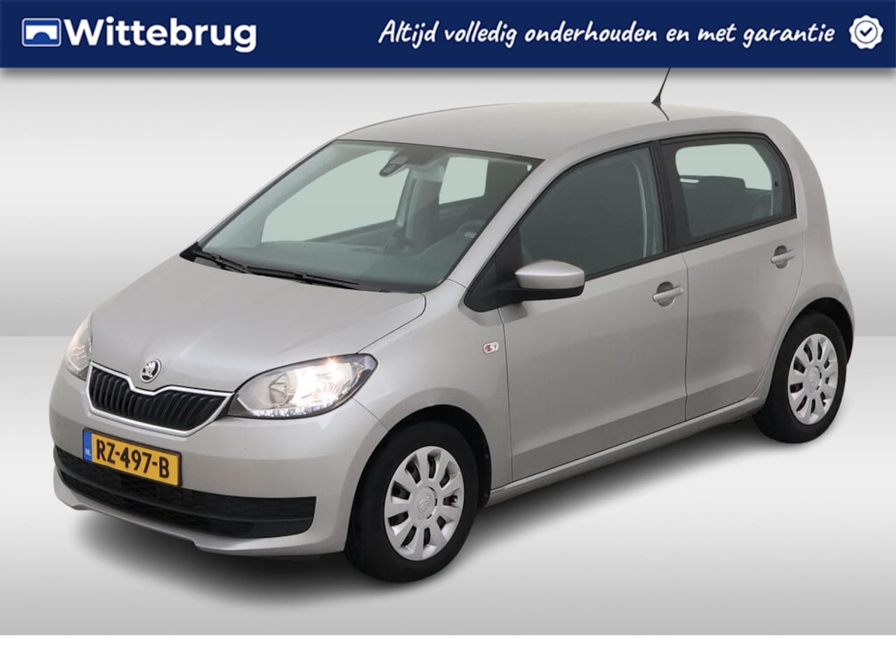 Skoda Citigo - 1.0 Greentech Ambition Plus Airco / Bluetooth / Cruise control Unieke, lage km stand - AutoWereld.nl