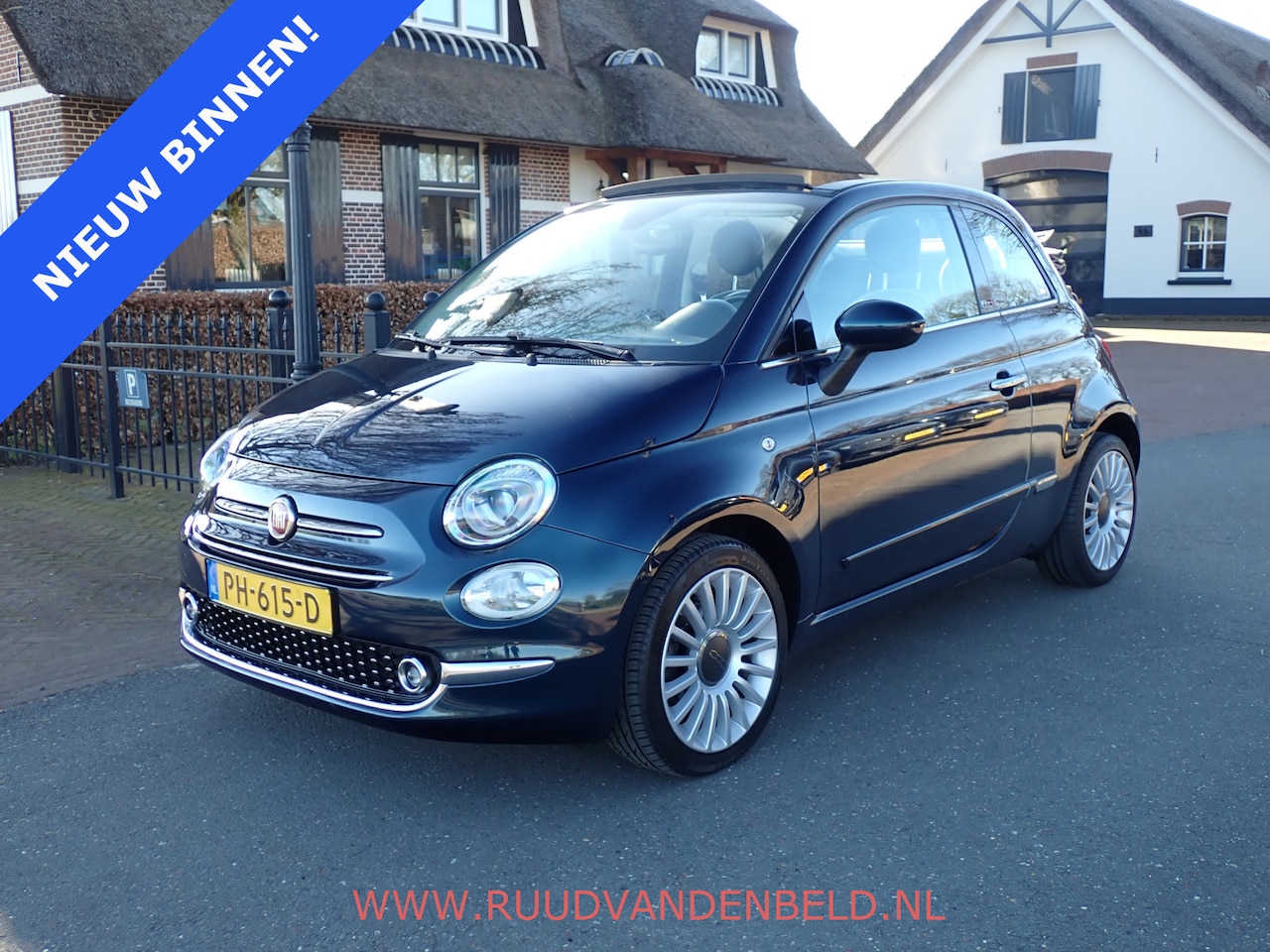 Fiat 500 C - TwinAir Turbo Lounge CLIMA/CRUISE/GROOT-NAVI/DAB - AutoWereld.nl