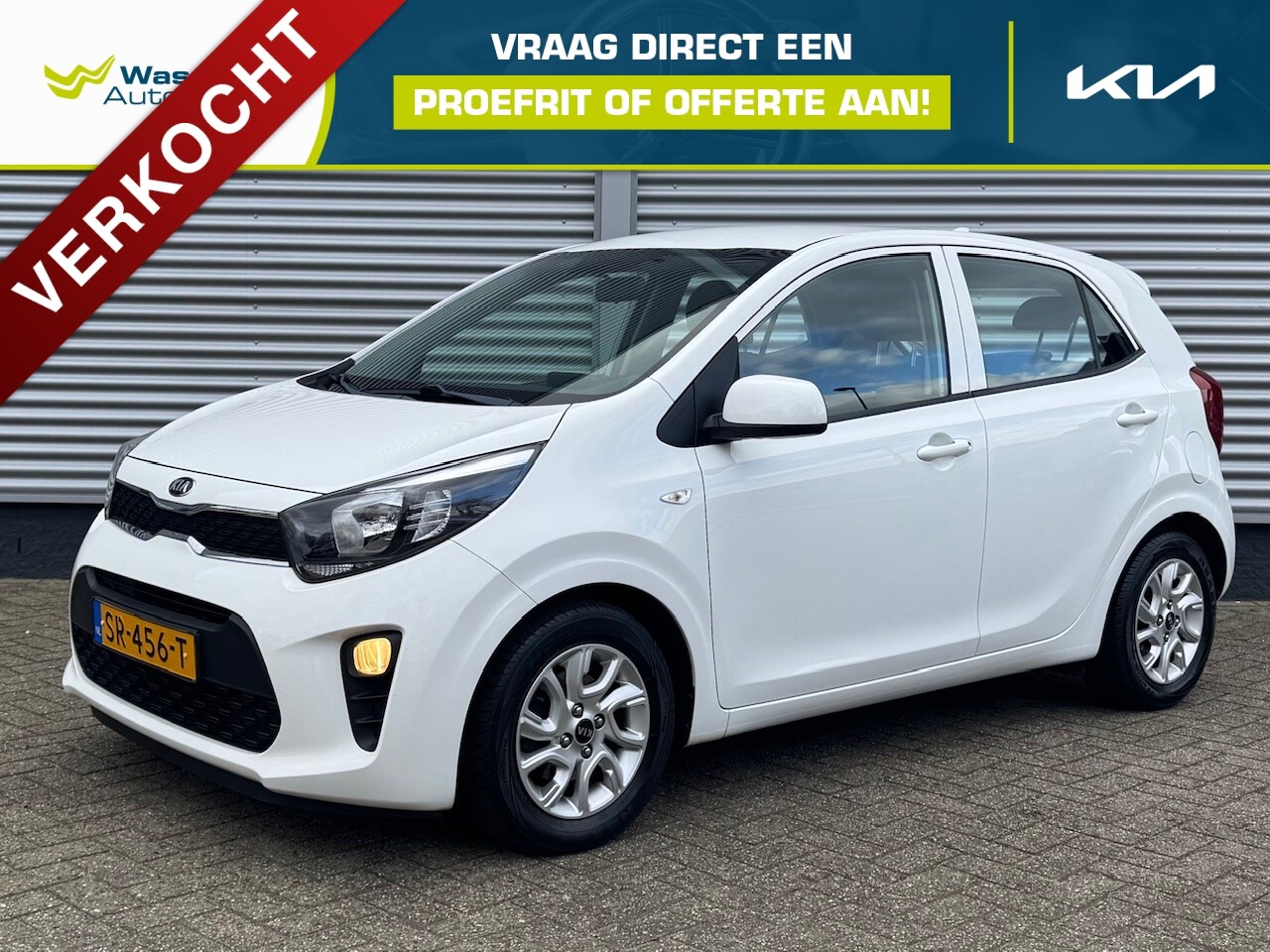 Kia Picanto - 1.0 CVVT 66 PK 5D ComfortPlusLine | Navigatie | Airco | Camera | Lichtmetalen Velgen | - AutoWereld.nl