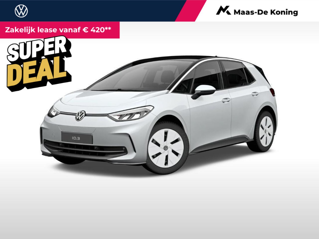 Volkswagen ID.3 - Pure 52 kWh accu, 170 pk · Comfort pakket · Private lease vanaf 398,- per maand · - AutoWereld.nl