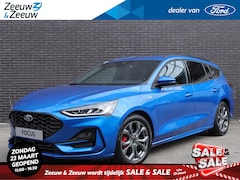 Ford Focus Wagon - 1.0 EcoBoost Hybrid ST Line X 125pk | €3.500.- korting | Stoel- stuur en voorruitverwarmin