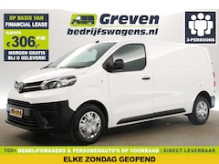 Toyota ProAce - 2.0 D-4D L1H1 145PK Airco Cruise Carplay 3 Persoons Elektrpakket Schuifdeur