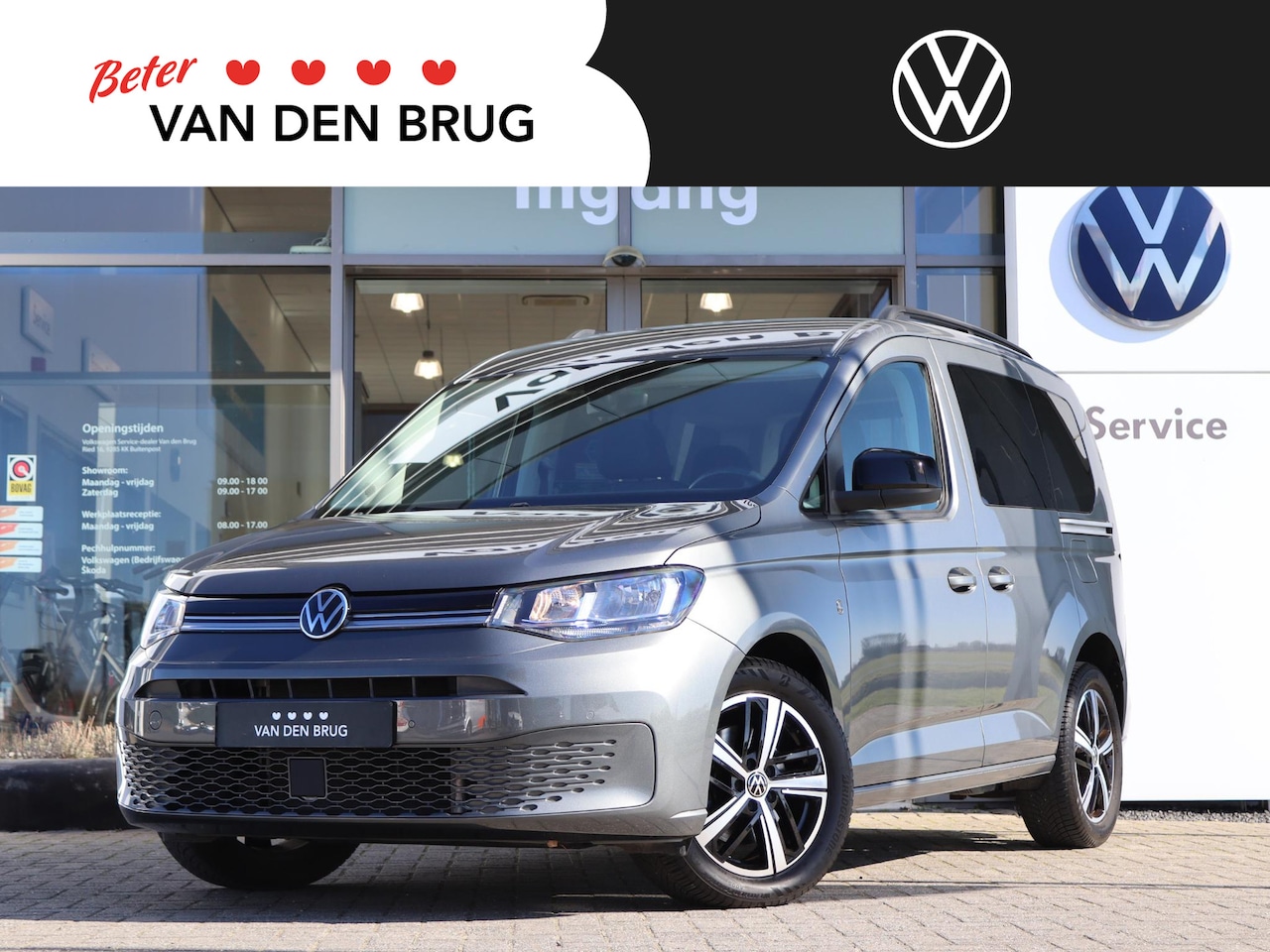 Volkswagen Caddy - 1.5 TSI 115 pk Life 5P | Navigatie via App Connect | Climatronic | Cruise Control | 17'' L - AutoWereld.nl