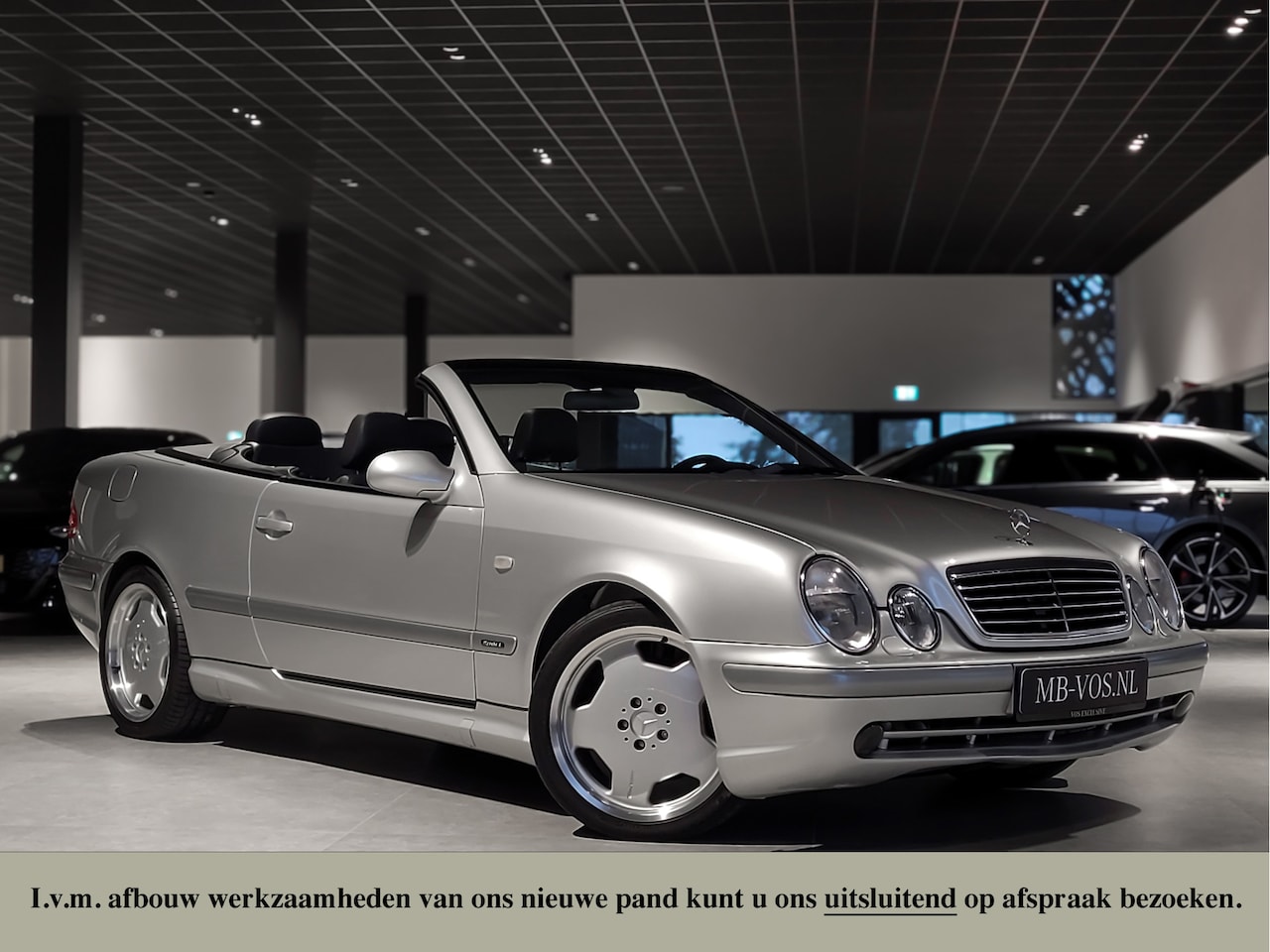 Mercedes-Benz CLK-klasse Cabrio - 320 AMG Sport|Leer|Comand|Bose|Xenon|Mem|ECC|Verw-stoelen - AutoWereld.nl