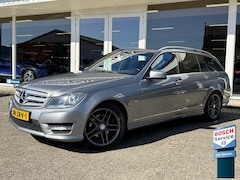 Mercedes-Benz C-klasse Estate - 250 CGI BlueEff. AMG | Automaat | Half leder | Navi | PDC v+a | Schuifdak | Bluetooth | Af