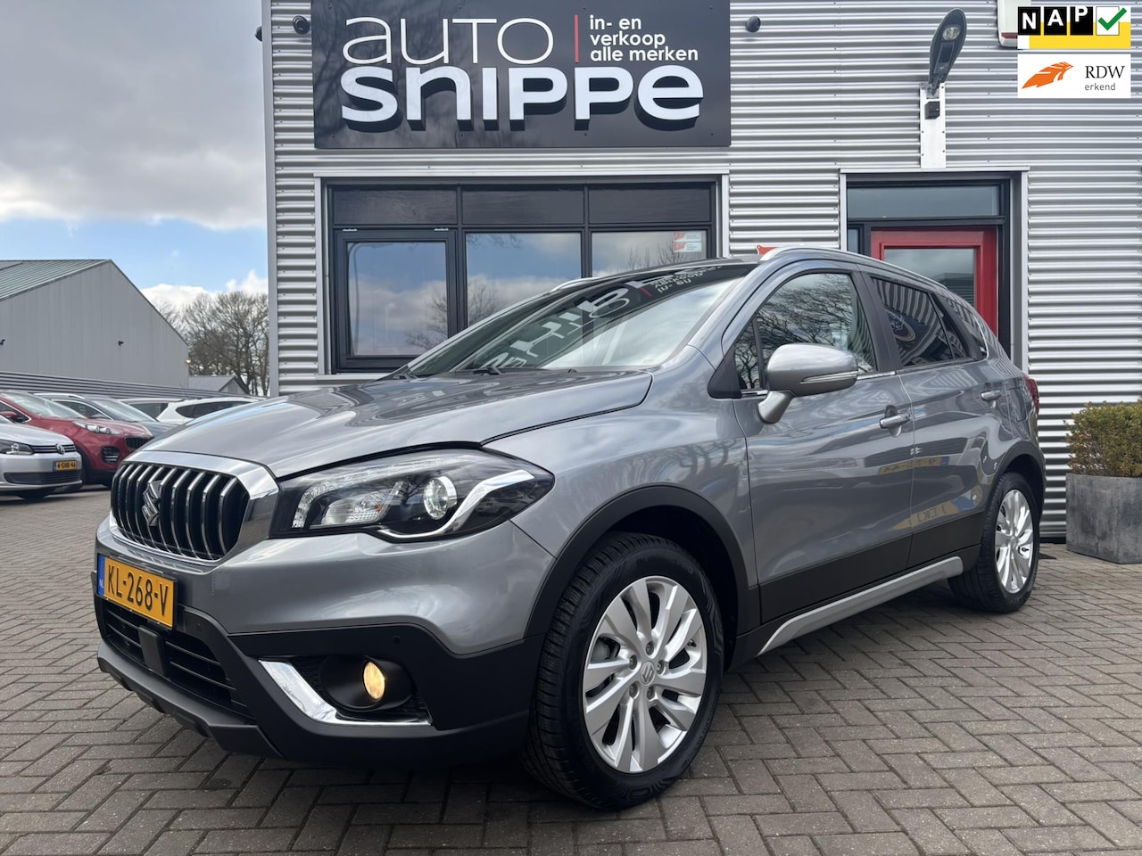 Suzuki S-Cross - 1.0 Boosterjet Exclusive -CLIMA-CRUISECONTROL-NAVI-STOELVERWARMING-KEYLESS-CAMERA-1STE EIG - AutoWereld.nl