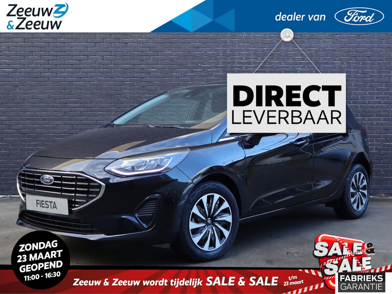 Ford Fiesta - 1.0 EcoBoost Hybrid Titanium 125pk | DEMO | Navigatie via Apple Carplay & Android auto | C - AutoWereld.nl