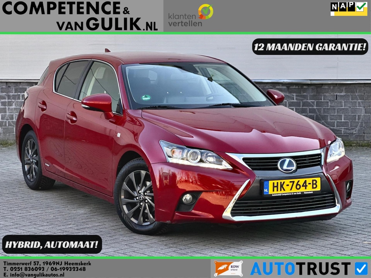 Lexus CT 200h - 25th Edition | Hybride | Camera | Cruise | Navigatie | LED | - AutoWereld.nl