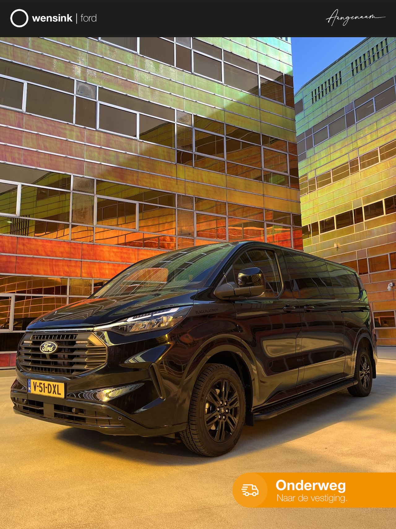 Ford Transit Custom - 320 2.5 PHEV L2H1 Black Platinum DUBBEL CABINE | 2250 KG AHW | 1100 KG Laadvermogen | Lede - AutoWereld.nl