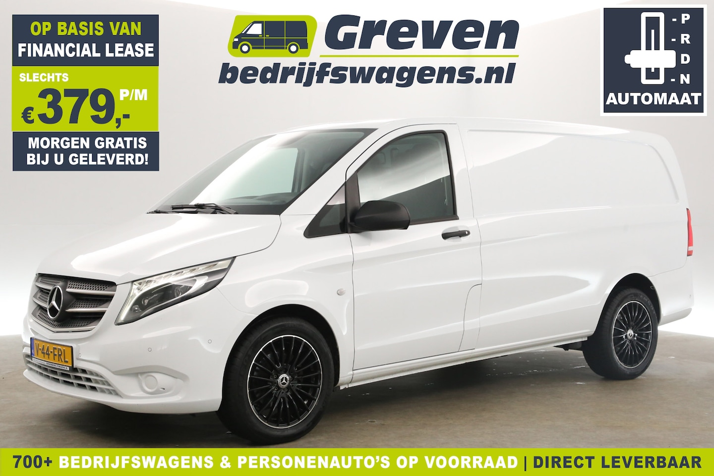 Mercedes-Benz Vito - 114 CDI Lang Automaat Airco Camera Cruise LED Navi PDC 18''LMV 3 Persoons Elektrpakket - AutoWereld.nl