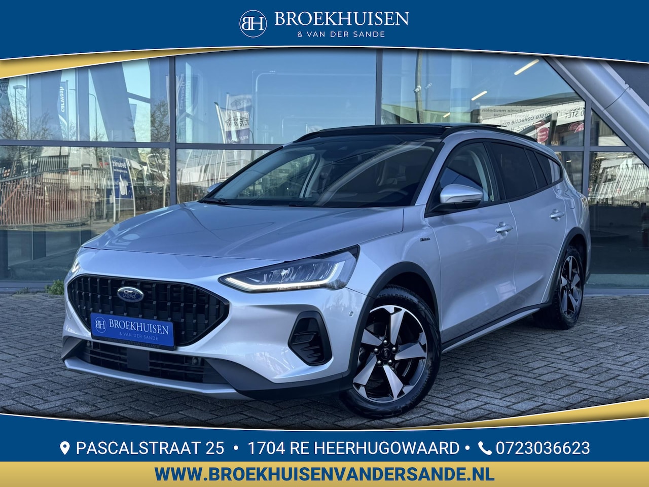 Ford Focus Wagon - 1.0 EcoBoost Active Hybrid ST Line 155pk Automaat / Panoramadak / Winterpakket / Camera - AutoWereld.nl