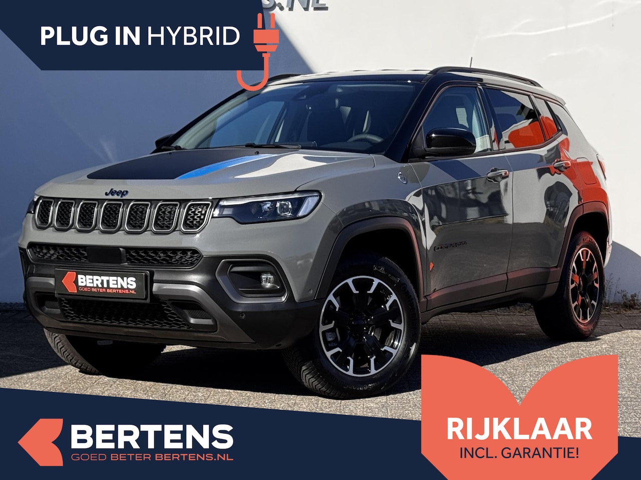 Jeep Compass - 4xe 240 Plug-in Hybrid Electric Trailhawk Memory seats | Elektrisch vertelbare stoel | Sto - AutoWereld.nl