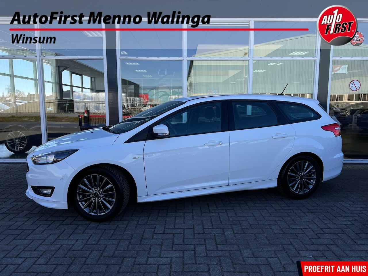 Ford Focus Wagon - 1.0 ST-Line | Airco | Parkeersensoren | LMV | - AutoWereld.nl