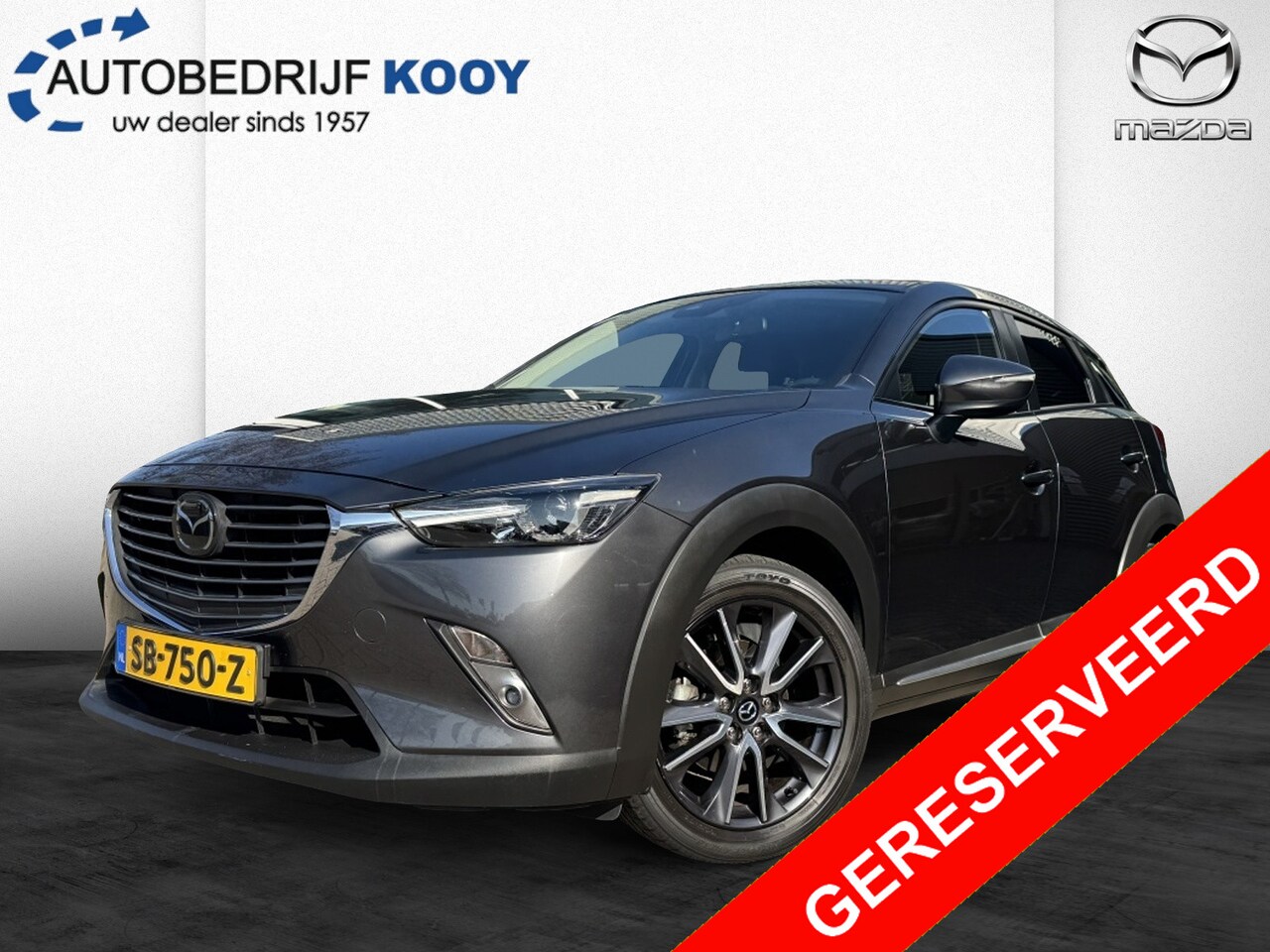 Mazda CX-3 - 2.0 SkyActiv-G 120 GT-M - Trekhaak - Leder - AutoWereld.nl