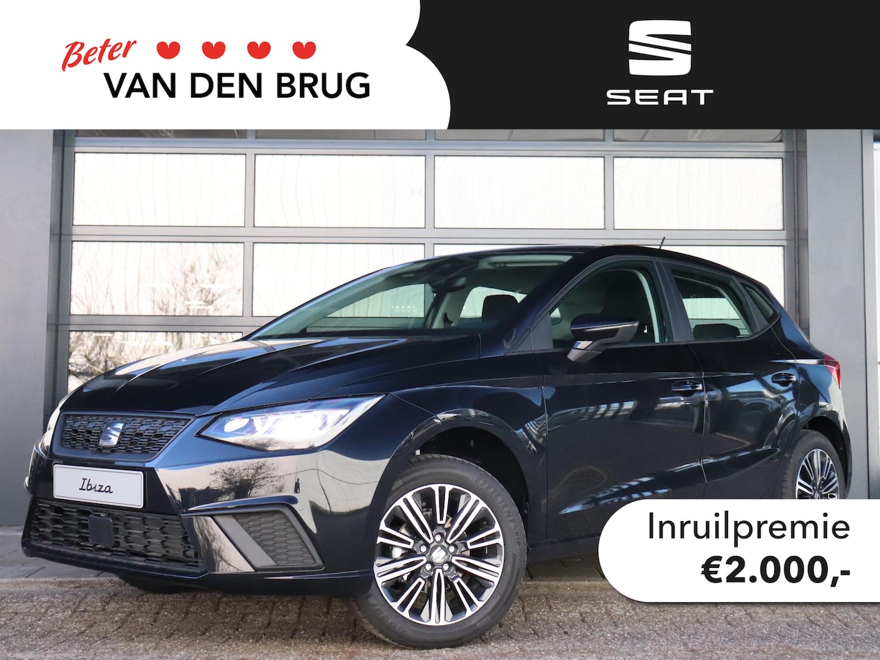 Seat Ibiza - Style 1.0 70 kW / 95 pk EcoTSI Hatchback 5 deurs 5 | 16" Velgen | Cruise Control | Parkeer - AutoWereld.nl