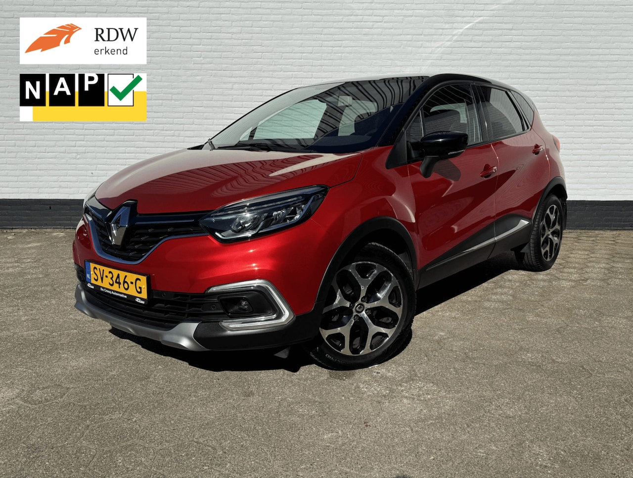 Renault Captur - 1.2TCe AUTOMAAT l PANODAK l TREKHAAK l LEDER! - AutoWereld.nl