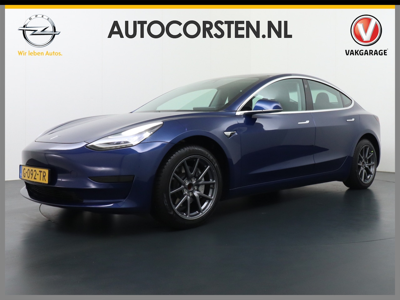 Tesla Model 3 - SR+60kWh 325PK 18" AutoPilot Leer PanoDak Adaptive cruise Camera's Elektr.-Stuur+Stoelen+S - AutoWereld.nl