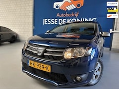 Dacia Sandero - 0.9 TCe 10th Anniversary, bj.2015, blauw, airco, NAP met 123459 km.en APK tot 01/2026, spo