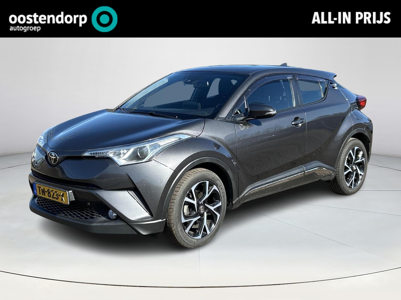 Toyota C-HR - 1.2 Dynamic **1300kg TREKGEWICHT/ TREKHAAK/ ADAPTIVE CRUISE CONTROL/ GARANTIE** - AutoWereld.nl