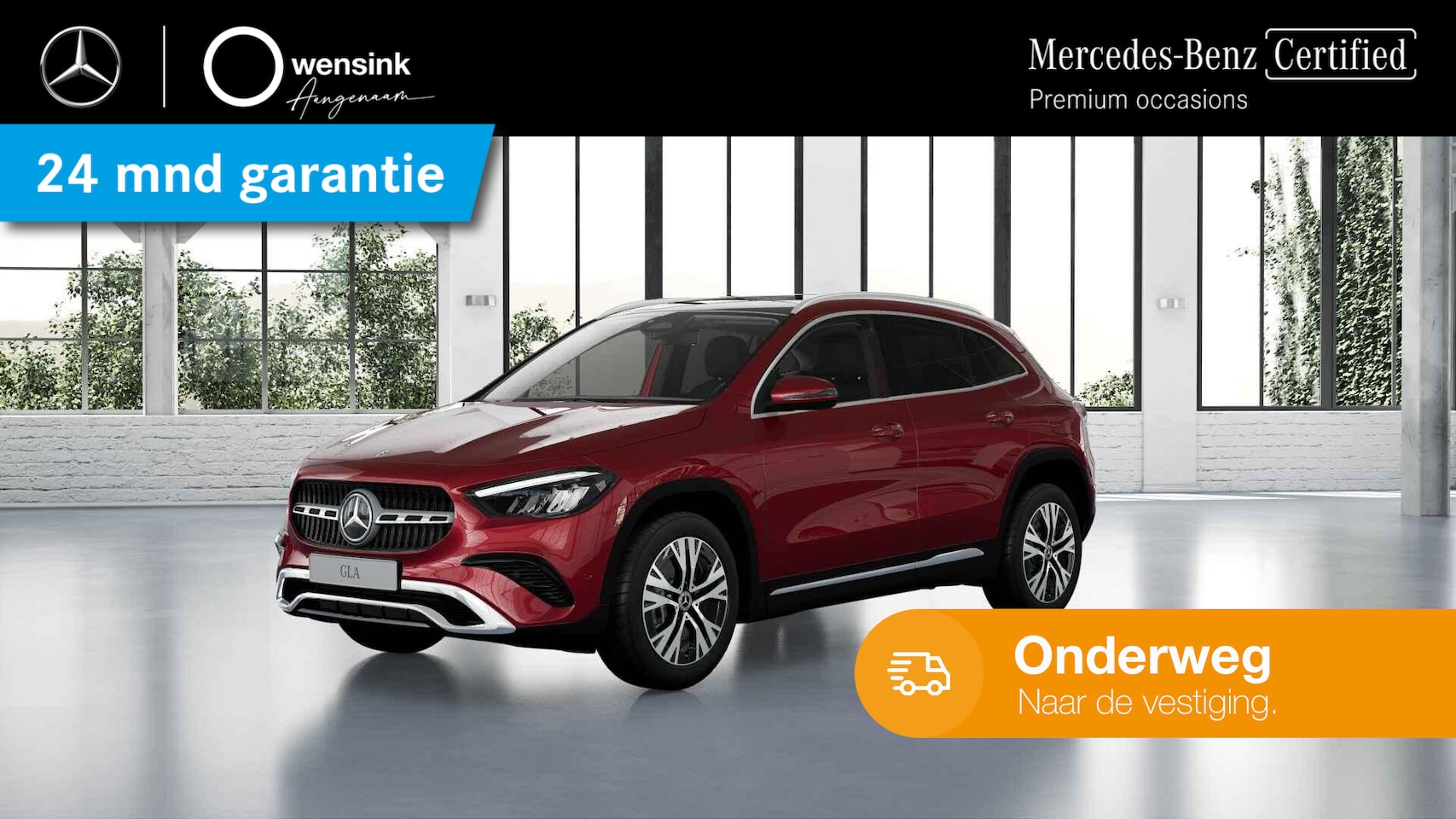 Mercedes-Benz GLA-Klasse - 250 e Luxury Line | Panoramadak | Trekhaak | Getint glas | Verwarmd stuur | - AutoWereld.nl