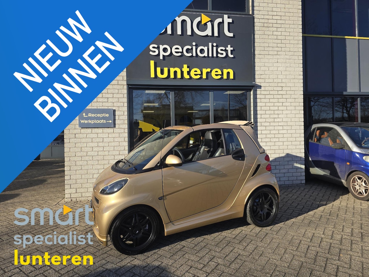 Smart Fortwo cabrio - 1.0 mhd Passion edition ten gold - AutoWereld.nl