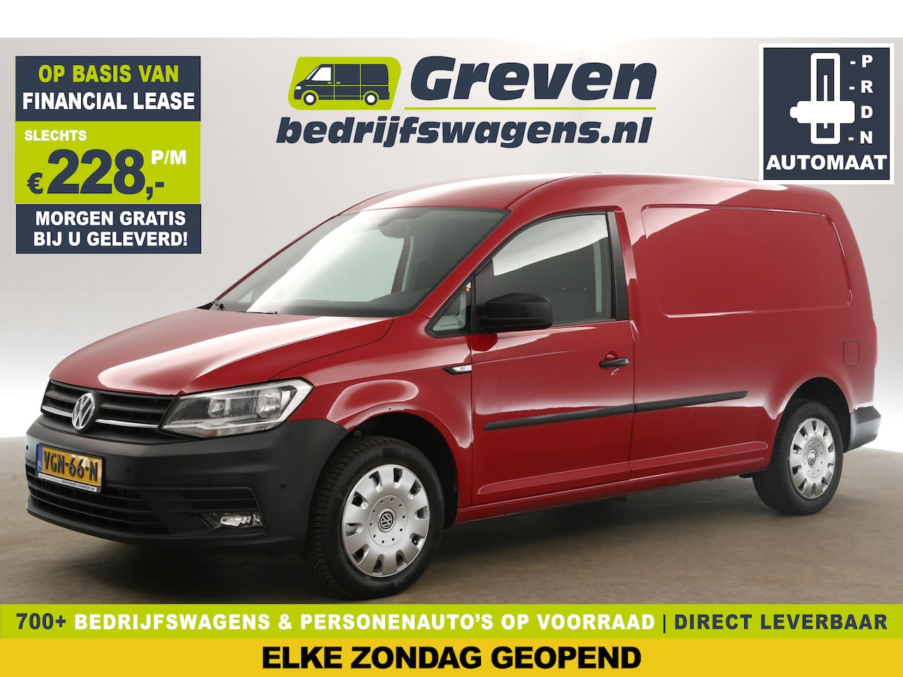 Volkswagen Caddy Maxi - 2.0 TDI L2H1 DSG Automaat Airco Cruise Bluetooth Elektrpakket Achterklep - AutoWereld.nl