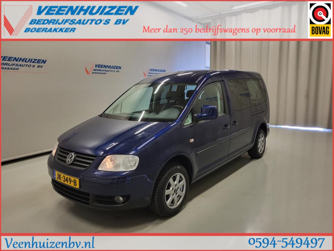 Volkswagen Caddy Maxi - 1.6 Benzine Personenbus 7-Persoons Marge! - AutoWereld.nl