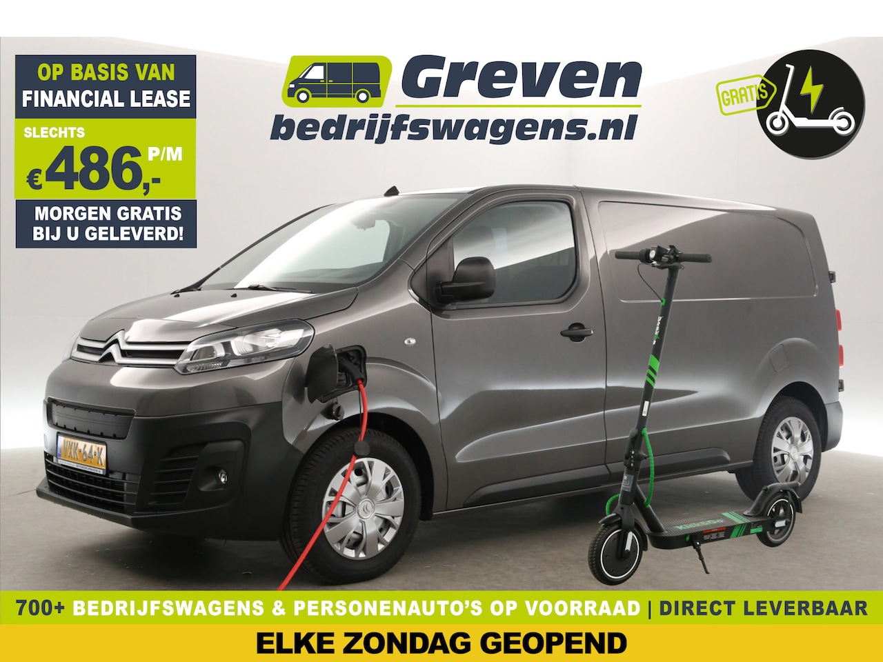 Citroën ë-Jumpy - eJumpy L2H1 75 kWh | GRATIS E-Step! | BPM VRIJ | Elektrisch | 360Camera Automaat 136PK Air - AutoWereld.nl