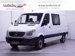 Mercedes-Benz Sprinter - 313 CDI 130 pk Dubbel Cabine L2H2 6-Zits NAP, Trekhaak 2.800 kg, 1e Eigenaar