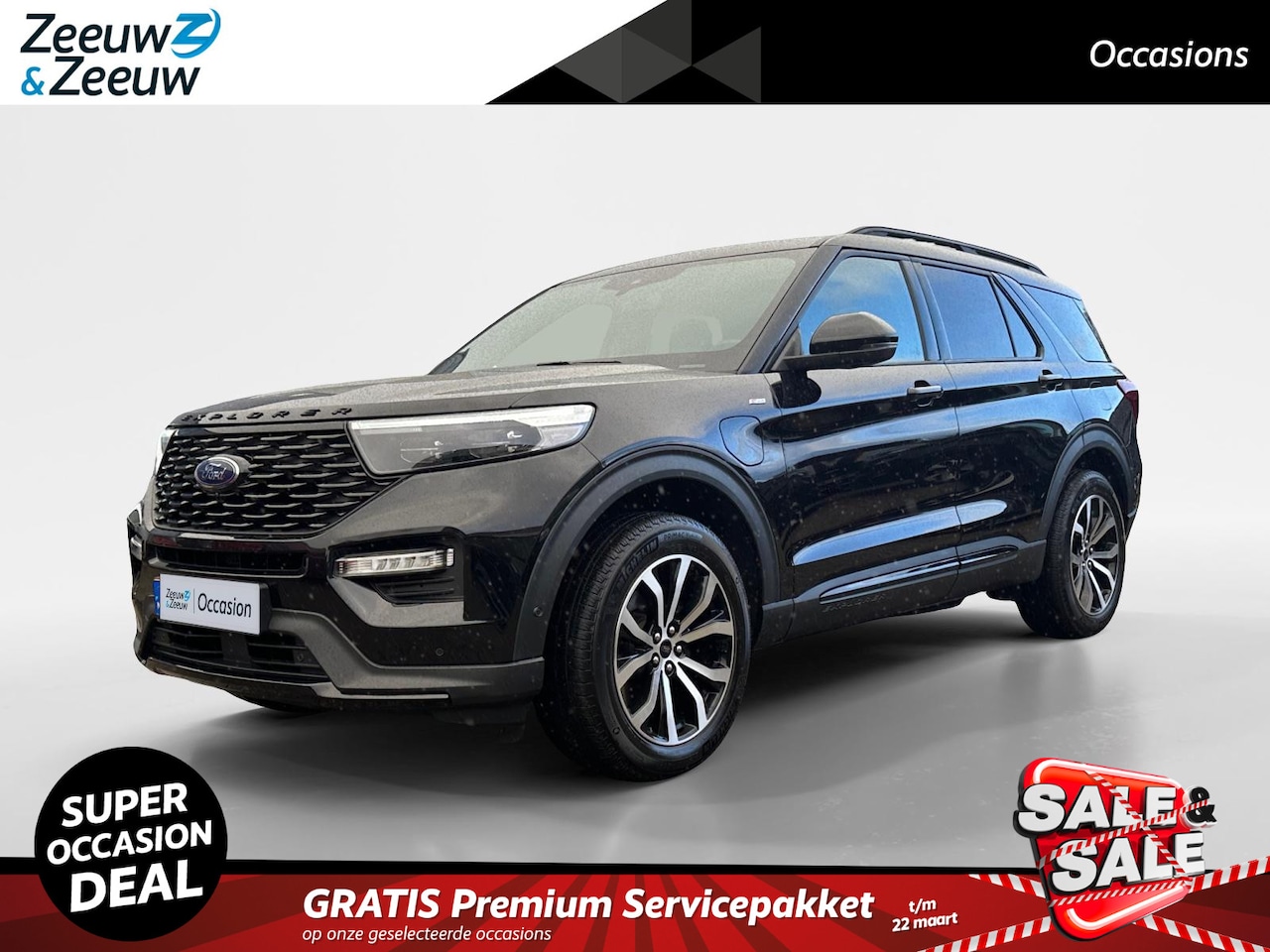 Ford Explorer - 3.0 V6 EcoBoost PHEV ST-Line | Trekhaak | 4 nieuwe All Season Banden| Dealer onderhouden | - AutoWereld.nl