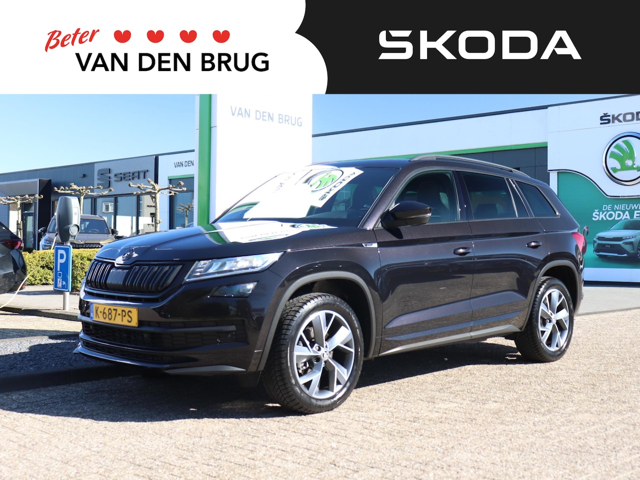 Skoda Kodiaq - Sportline Business 1.5 TSI 150pk AUTOMAAT | Panoramadak | Elektrische achterklep | Stoelve - AutoWereld.nl