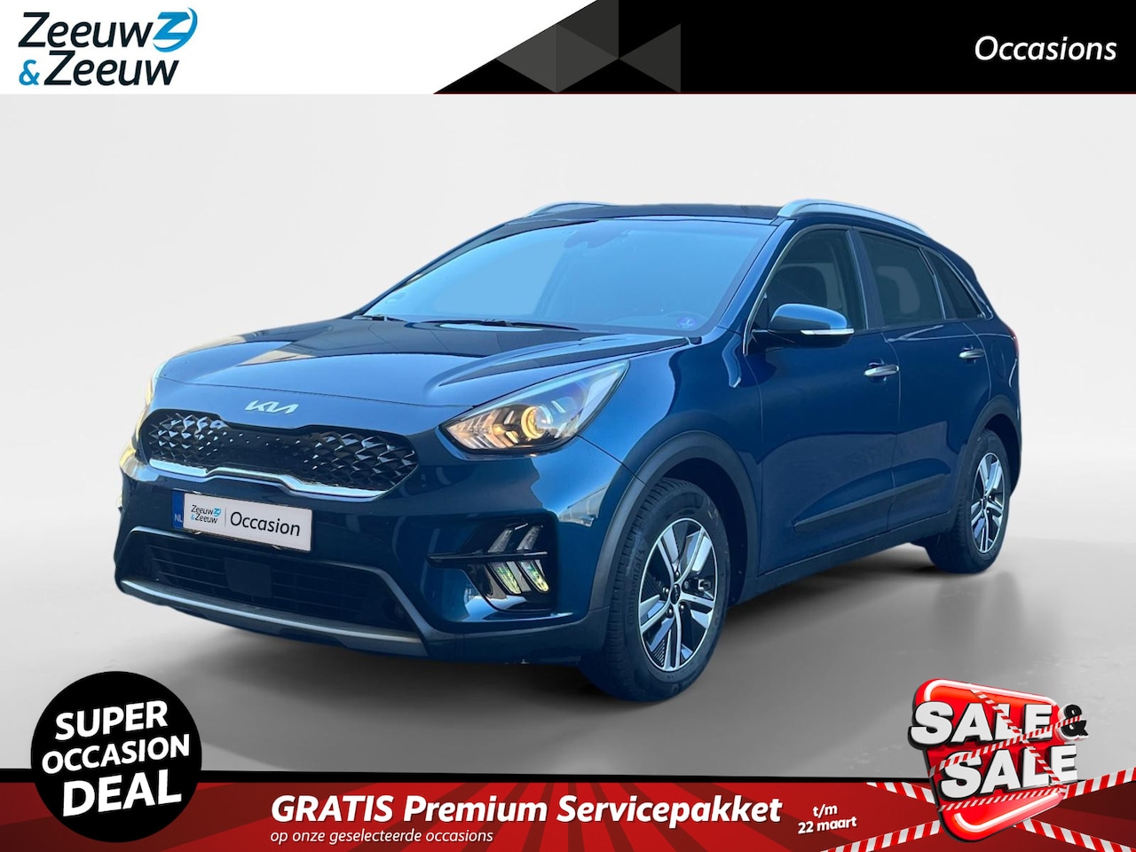 Kia Niro - 1.6i Hybrid DynamicLine 1e Eigenaar | Dealer onderhouden | Fabrieksgarantie t/m 13-10-2028 - AutoWereld.nl