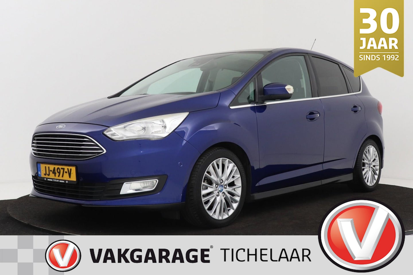 Ford C-Max - 1.0 Titanium | Trekhaak | Panoramadak | Keyless | Navigatie | Recent Ond. | Stoel-/Stuurve - AutoWereld.nl