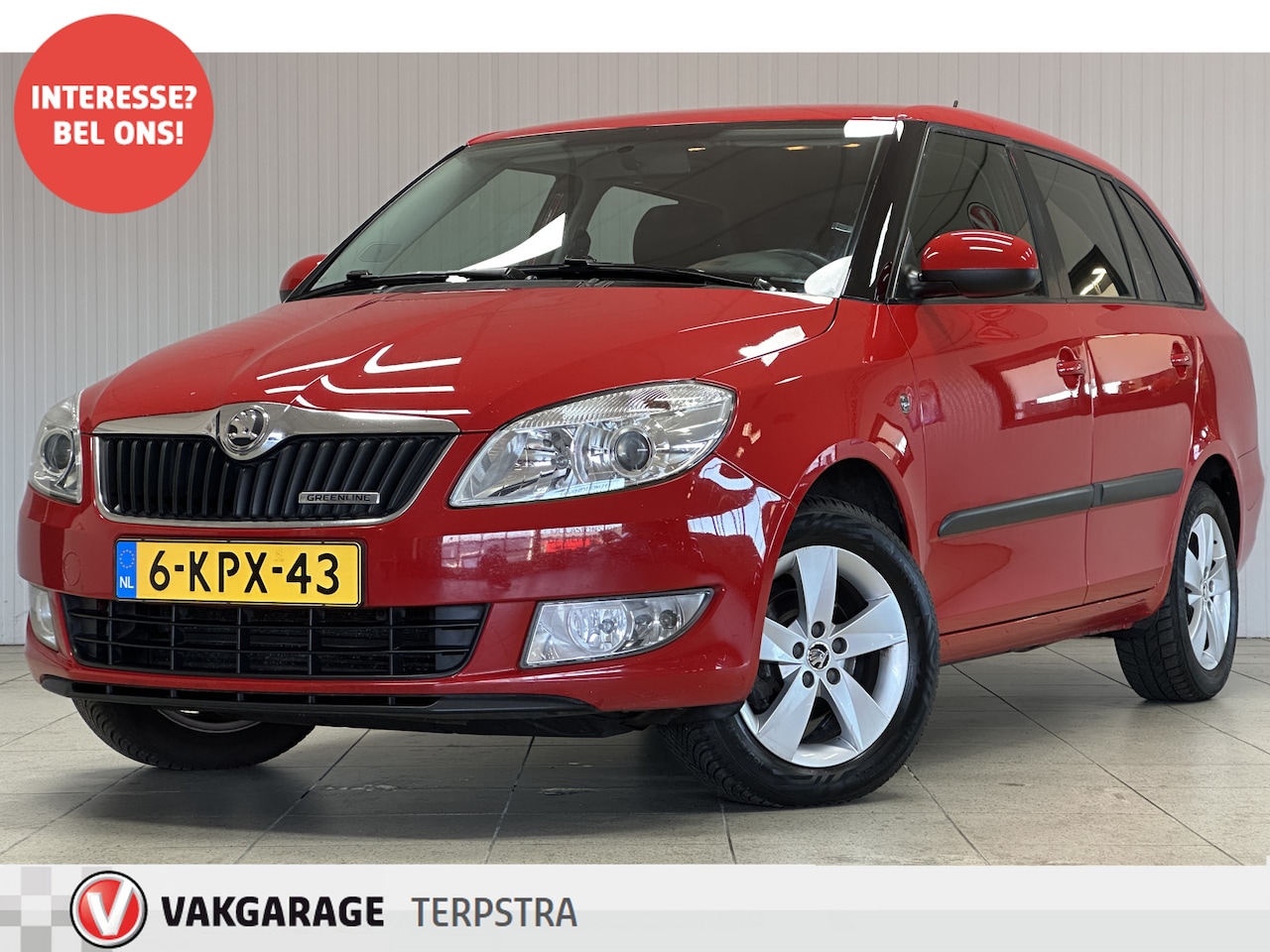 Skoda Fabia Combi - 1.2 TDI Greenline Businessline /D-Riem verv. 166.000KM! /Trekhaak! /Navi /Climat /Cruise / - AutoWereld.nl