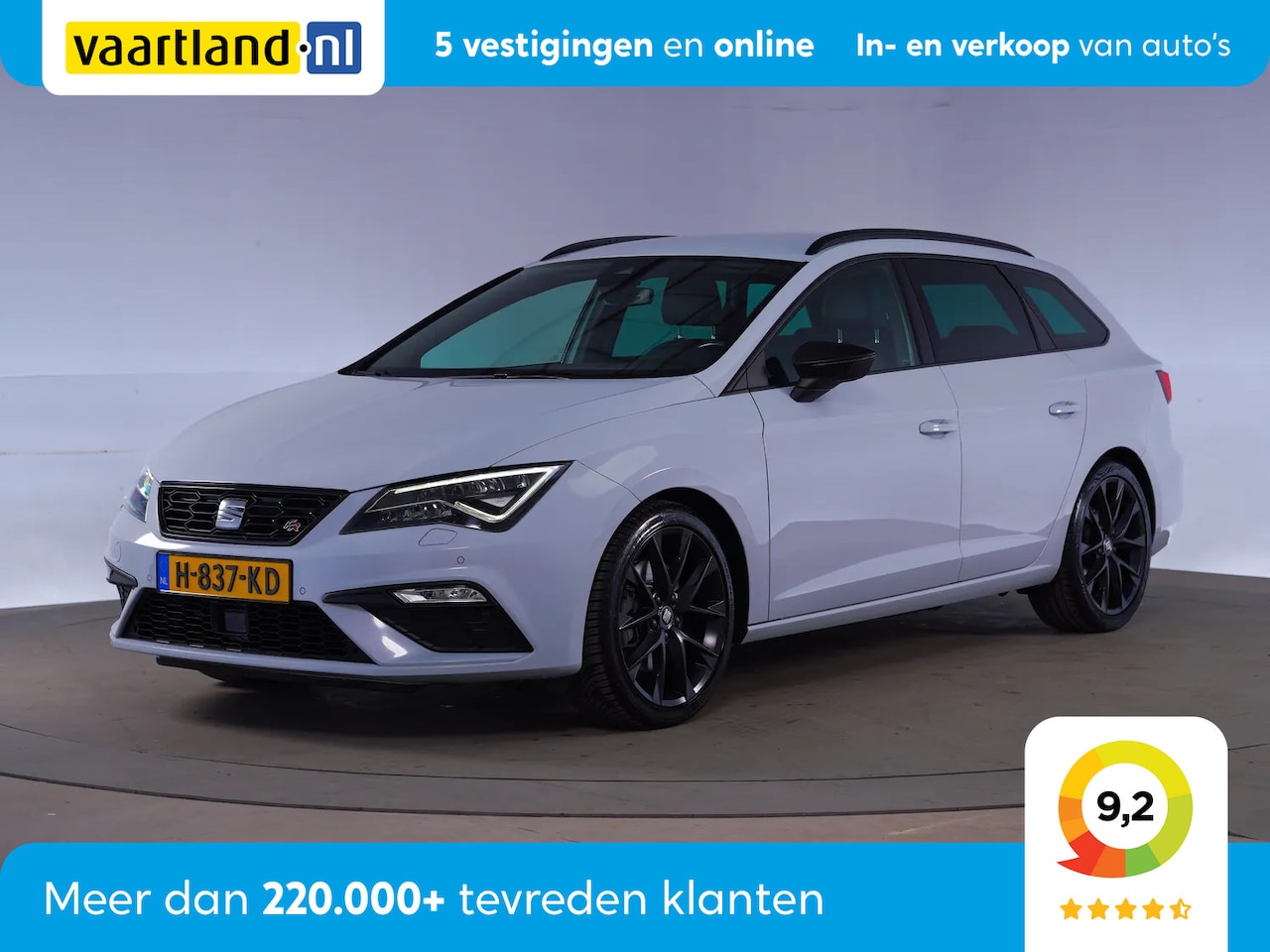 Seat Leon ST - 1.5 TSI FR Ultimate Edition Black Aut. [ LED Virtual Beats Navi ] - AutoWereld.nl